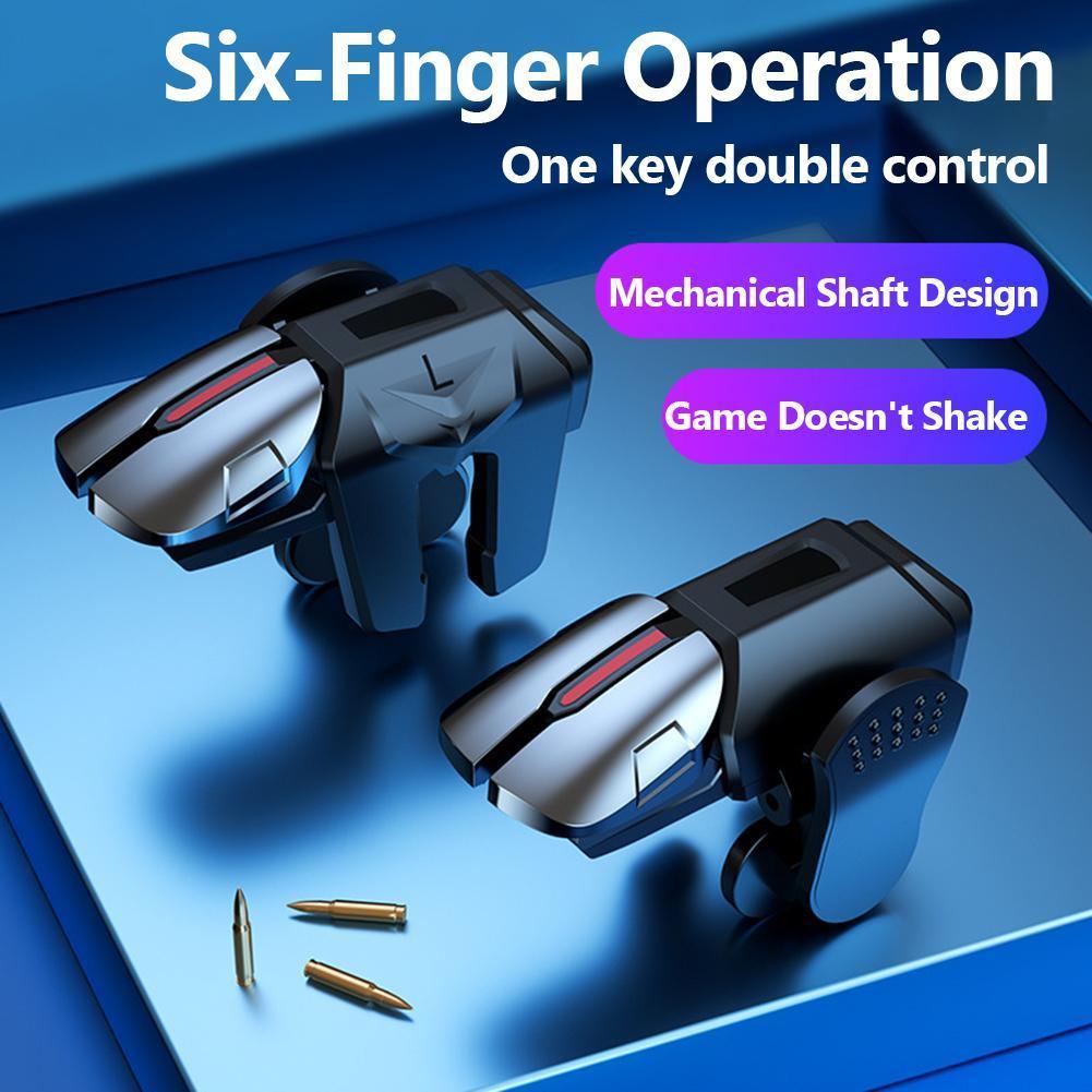 Gaming Controller Phone - ทริกเกอร์เกม 6 นิ้ว 2 ชิ้น ควบคุมได้รวดเร็ว