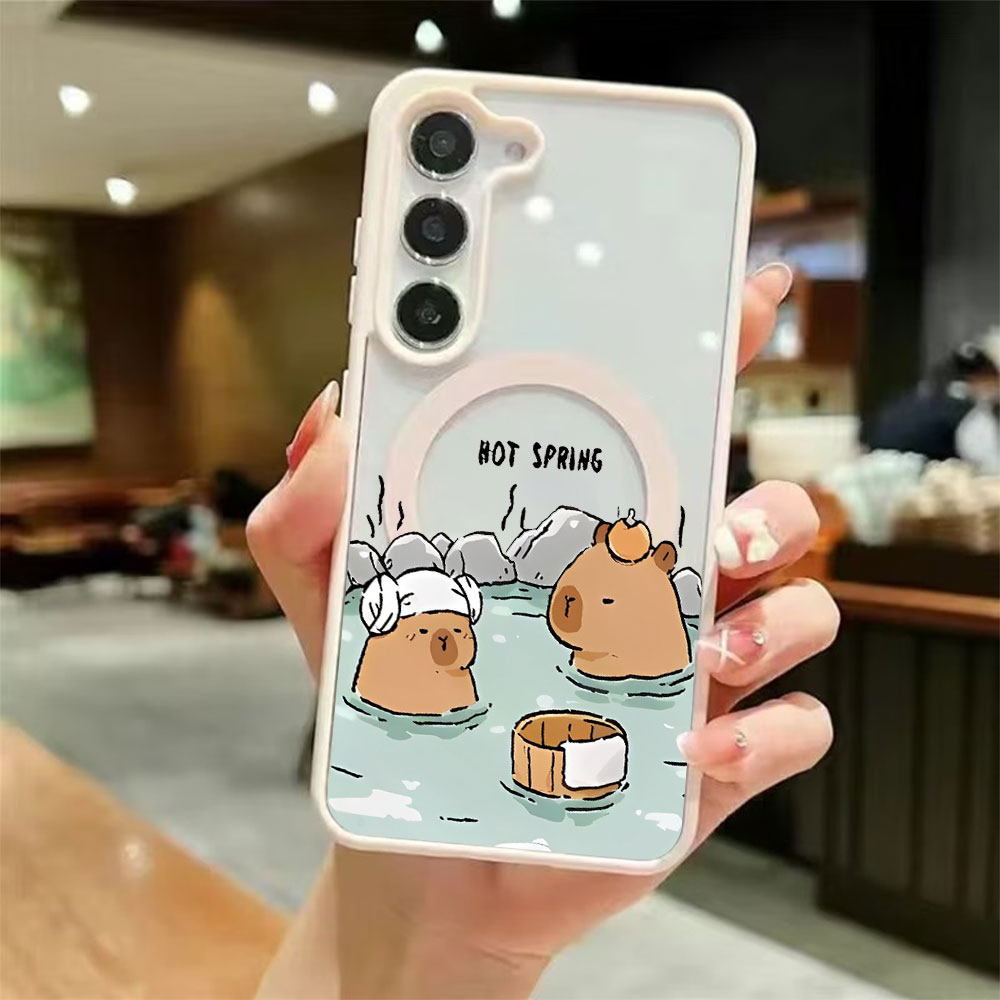 เคสโทรศัพท์แม่เหล็กใสลายคาปิบา - Magnetic Phone Case บทวิจารณ์และราคา